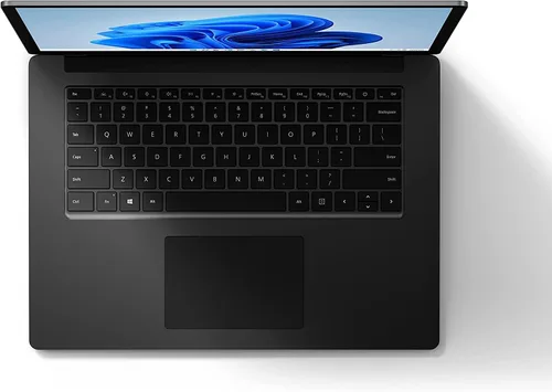 Vista 4 de Microsoft Surface Laptop 4 con procesador AMD Ryzen7 4980U, 8 GB de RAM, SSD de 512 GB en negro, alto rendimiento con tecnología Windows Surface Pro
