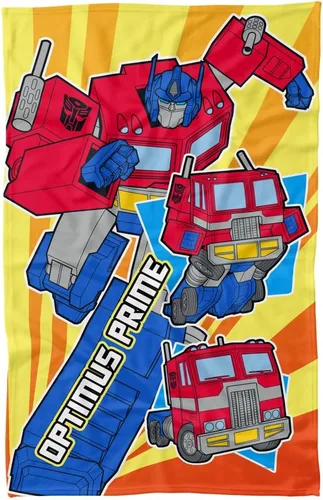 Vista 5 de LOGOVISION Manta Transformers, manta grande de vellón Megatron de 36 x 58 pulgadas