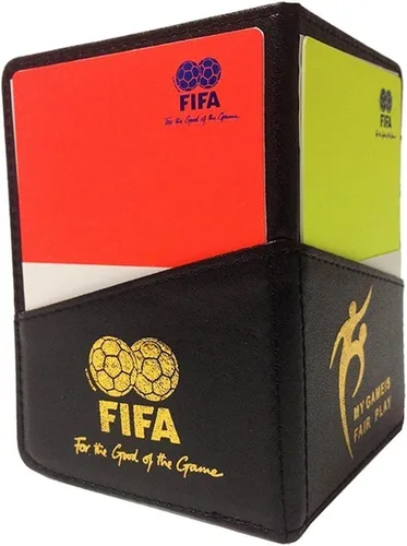 Vista 3 de MiaoDuo Nuevo cuaderno de la cartera del árbitro del fútbol del fútbol del deporte con la tarjeta roja y la tarjeta amarilla