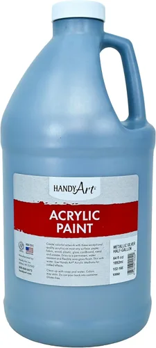 Vista 28 de Handy Art Pintura acrílica, juego de 12 colores, botellas de 16 onzas, acrílico líquido para estudiantes semibrillante, consistencia de flujo