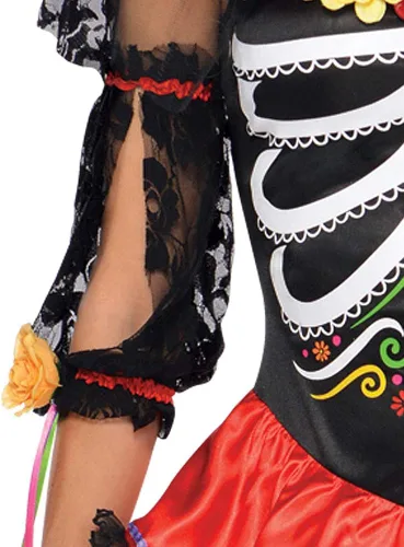 Vista 3 de amscan Day of The Dead Ladies Senorita Costume