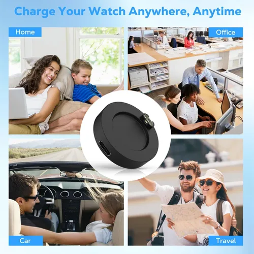 Vista 7 de Cargador de reloj compatible con Garmin Watch, base de carga tipo