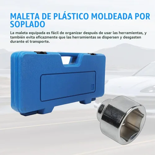 Vista 8 de CMTOOL Kit de herramientas de sincronización de alineación de bloqueo de tensión del árbol de levas del motor compatible con Porsche Cayenne