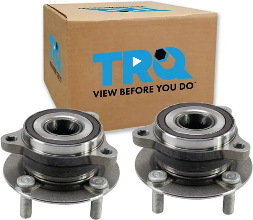Vista 42 de TRQ Juego de 2 rodamientos de rueda delantera y conjunto de cubo compatible con Tesla 3 2020 Y 2018-2019 para Tesla 3 2020 Tesla Y AWD 2018-2019
