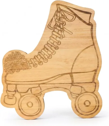 Vista 21 de Creative Gifts International Après - Tabla de madera de esquí Tabla de servir de 10 x 15 pulgadas Plato de madera para cortar y servir Caja