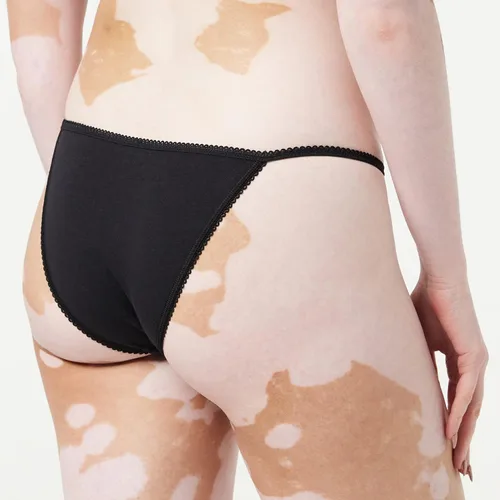 Vista 4 de Iris Lilly Bikini Tanga de algodón para mujer paquete de 5