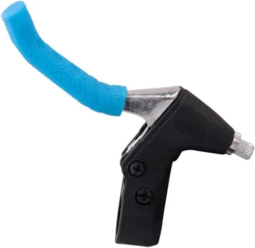 Vista 2 de BESPORTBLE Funda de silicona para frenos de bicicleta, 4 unidades, color azul, ergonómica, palanca de freno, funda antideslizante para carretera