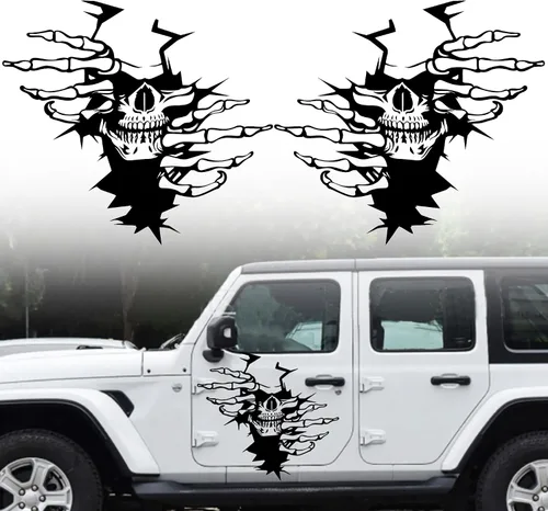 Vista 10 de Dragon Head Graphics - Adhesivo de vinilo autoadhesivo para capó de automóvil, accesorios de decoración de capó de automóvil, 31.49 x 19.68