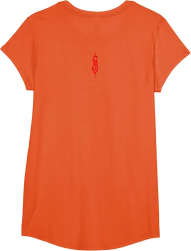 Vista 88 de Slipknot Tribal Calavera playera, niños 12, Rojo