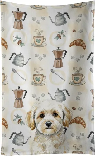 Vista 155 de Caroline's Treasures Afghan Hound - Toalla de cocina para barra de café, terciopelo frontal y lazo de algodón, lavable a máquina Sabueso afgano