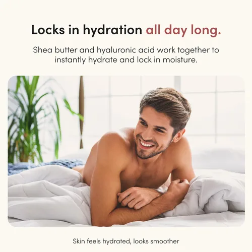 Vista 3 de Hims Everyday Moisturizer - Crema facial hidratante y no grasa - Hidratante matutino para una piel sana - Para todo tipo de piel - Vegano y sin