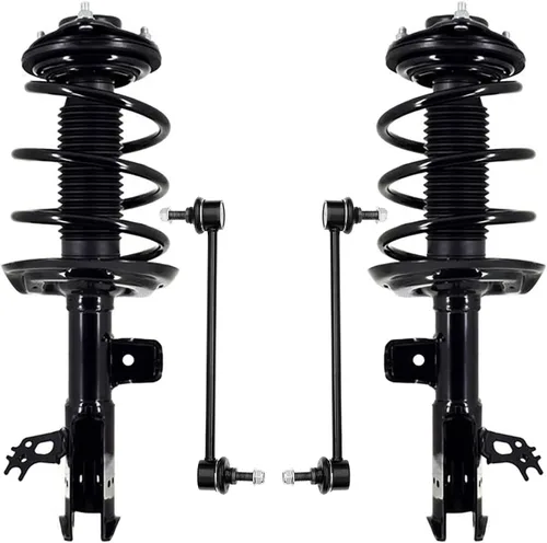 Vista 42 de Detroit Axle - Kit de 4 piezas de puntales delanteros para Toyota Highlander 2001 2002 2003, enlaces de barra antivuelco estabilizadores y puntales