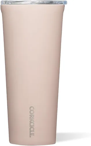 Vista 5 de Corkcicle Vaso térmico clásico – Vaso de acero inoxidable con tapa, triple aislamiento para bebidas calientes y frías, tapa inastillable, apto
