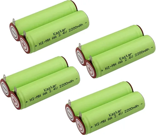 Vista 8 de Kastar Paquete de 1 batería Ni-MH de 2.4 V 2200 mAh de repuesto para baterías interestatales GE 41B020AC02101 GE 41B020AC161019801 ANIC0200, Welch