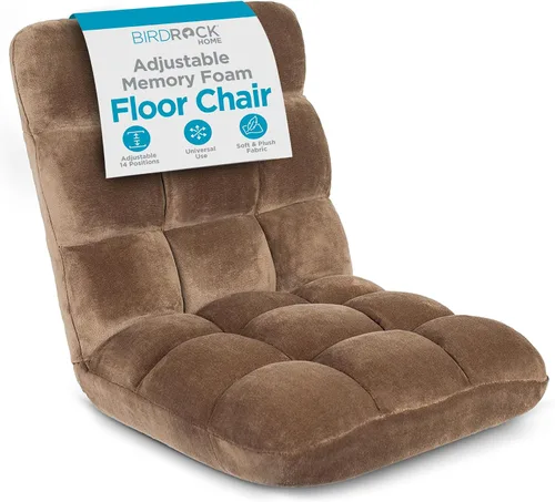 Vista 12 de BIRDROCK HOME Silla ajustable de espuma viscoelástica, ideal para jugar, leer, meditar, cómoda y versátil, adecuada para niños y adolescentes
