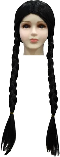 Vista 6 de Lgandpg Addams - Disfraz de Wednesday Addams para niñas, disfraz de Halloween