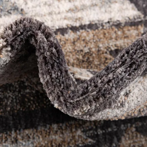 Vista 7 de Unique Loom Eco Southwestern Collection - Alfombra rectangular de 2 pies x 3 pies 0 pulgadas, color gris carbón/marfil