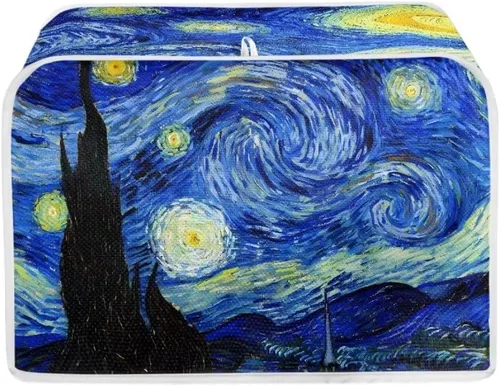 Vista 33 de Fundas decorativas para tostadora de notas musicales otoñales de 2 rebanadas para electrodomésticos de cocina pequeños, cubierta reversible