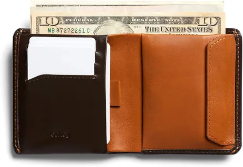 Vista 2 de Bellroy Cartera para monedas cartera delgada para monedas diseño de cuero flexible capacidad para 4-8 tarjetas bolsa de cierre magnético