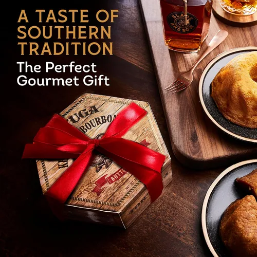 Vista 2 de TORTUGA Southern Trio Paquete de regalo – Whisky Tennessee, Borbon Kentucky y pastel de manzana Moonshine – Mini pasteles de 3 – 4 onzas – El regalo