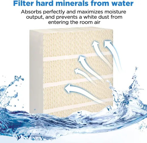 Vista 6 de Filtro de mecha para humidificador 1043 de repuesto para humidificadores AirCare Essick, reemplaza EP9 EP9R EP9500 EP9800 EP9700 826000 826800