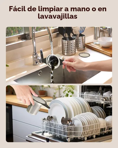 Vista 5 de Reinmoson Coladores y Filtros Grandes para Té Suelto de Una Taza, Infusores de Té de Malla Extra Fina de Acero Inoxidable 304 y Silicona de Grado
