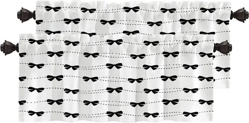 Vista 118 de Cortinas opacas de poliéster multicapa marrón con diseño de bosque natural, 2 unidades, 26 x 24 pulgadas