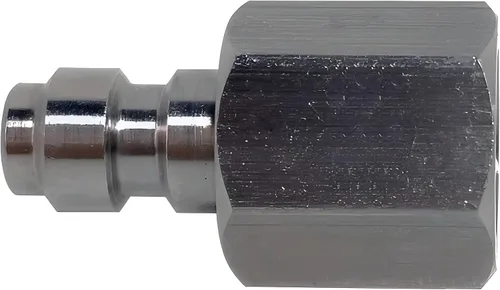 Vista 2 de Adaptador universal de enchufe de desconexión rápida de 0.315 in, rosca hembra BSPP de acero inoxidable de 1/8 pulgadas, accesorios de carga PCP 1/8
