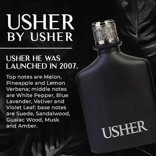 Vista 6 de Usher By Usher For Men Eau De Toilette Spray, 3.4 onzas (paquete de 2)