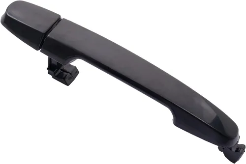 Vista 2 de Manija de puerta trasera para conductor y pasajero para 03-13 Toyota Corolla, RAV4/Highlander, Pontiac Vibe, 02-06 Camry, sin llavero, negro