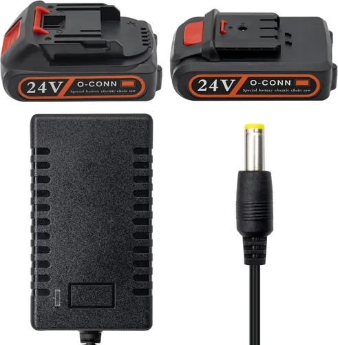 Vista 5 de Mini cargador de batería de motosierra de 21 V, cargador de batería de litio, estándar americano, accesorios de motosierra portátil eléctrica