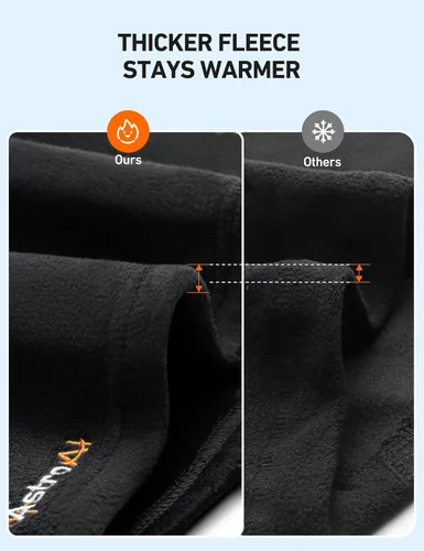 Vista 2 de AstroAI Balaclava Ski Mask Winter Face Cover Warmer Windproof for Skiing, Outdoor Work, Riding Motorcycle & Snowboarding