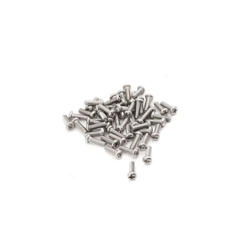 Vista 3 de cSeao 100 unidades M2 x 4 mm Tornillos de cabeza plana Phillips para máquina de acero inoxidable 304