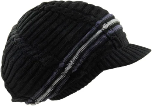 Vista 10 de RW Gorro de punto acanalado clásico Rasta 100% algodón