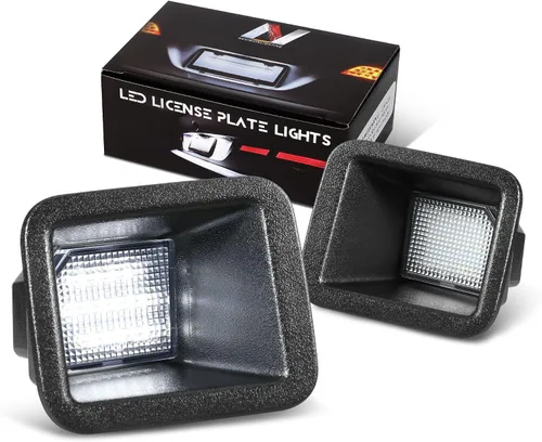Vista 21 de Par de luces LED para placa de matrícula Compatible con 99-03 Protégé / 02-03 Protege5 / 99-05 Miata MX-5, YL8Z13550AA NC1051270BL, NVL-LPL-009