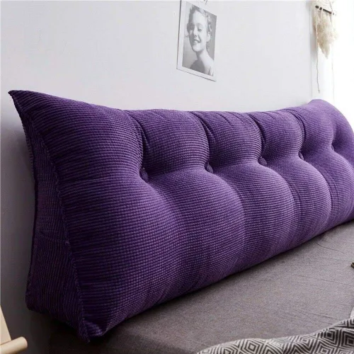 Vista 12 de Cojín triangular de cuña para respaldo de cama, almohada de apoyo de posicionamiento, almohada de lectura para sofá cama, oficina, almohadilla