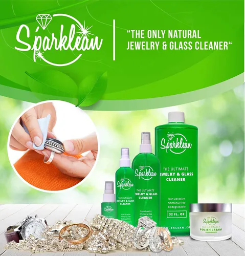 Vista 5 de Sparklean Kit de limpieza de joyas naturales y vidrio 32