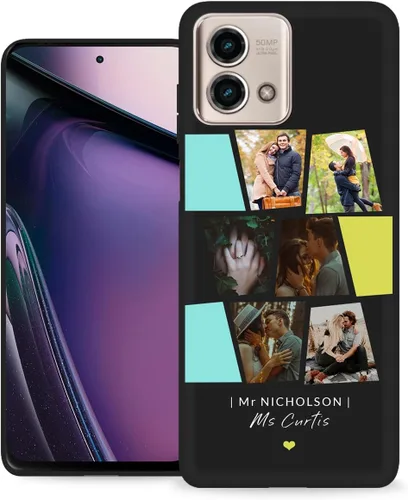 Vista 12 de Funda personalizada para Motorola Moto G Stylus 5G con nombre de foto y texto – GStylus 5G personalizada para teléfono móvil/smartphone/teléfono