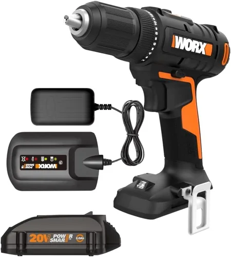 Vista 3 de Worx WX101L.9 20V Power Share Taladro y atornillador inalámbricos (solo herramienta)