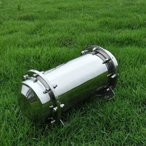 Vista 8 de Cápsula de tiempo de acero inoxidable, 3.9 in de diámetro, 10.2 in, contenedor sellado de longitud para eventos, bodas, cumpleaños, diseño robusto