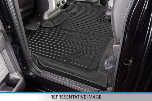 Vista 2 de SMARTLINER Alfombrillas de piso de ajuste personalizado para Nissan Titan 2004-2007