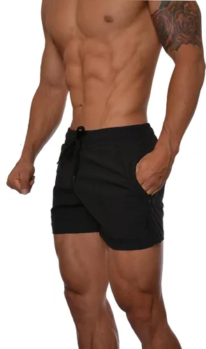 Vista 2 de YoungLA - Pantalones cortos de ejercicio para hombre