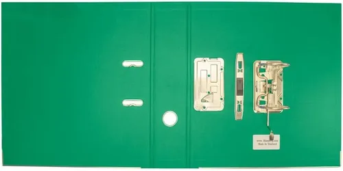 Vista 12 de Carpeta de 2 anillos con forma de arco de palanca; tamaño carta de EE. UU.; para perforadoras de papel de 2 3/4 pulgadas de centro a centro (cc)