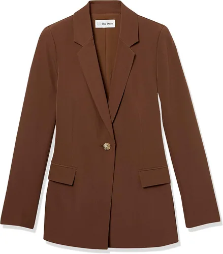 Vista 6 de The Drop blazer Blake largo para mujer