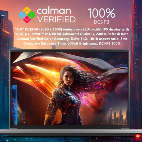 Vista 6 de Acer Predator Triton Neo 16 Gaming Creator Laptop 16 pulgadas WQXGA 240Hz Calman verificado Alimentado por IA Procesador Intel Core Ultra 7