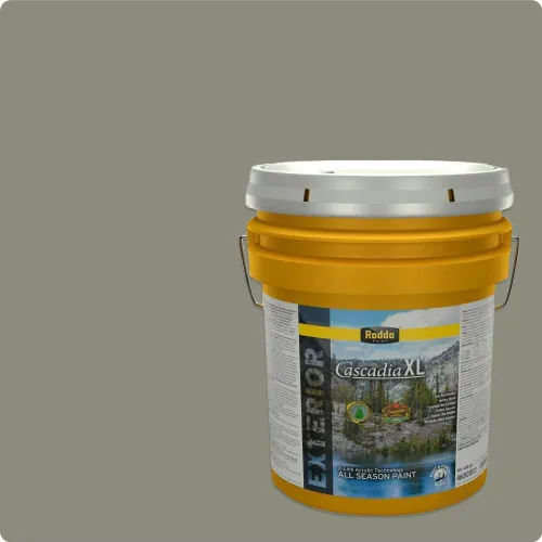 Vista 32 de Rodda Paint CASCADIA XL Pintura e imprimación satinada exterior en uno, cuarto de galón, resistencia industrial