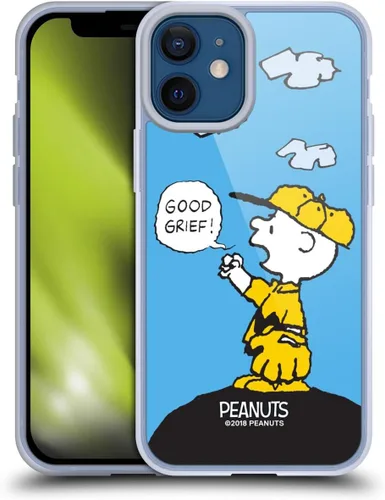 Vista 61 de Head Case Designs Funda de gel suave con licencia oficial de Peanuts Autumn Charlie Brown compatible con Apple iPhone 7 Plus/iPhone 8 Plus
