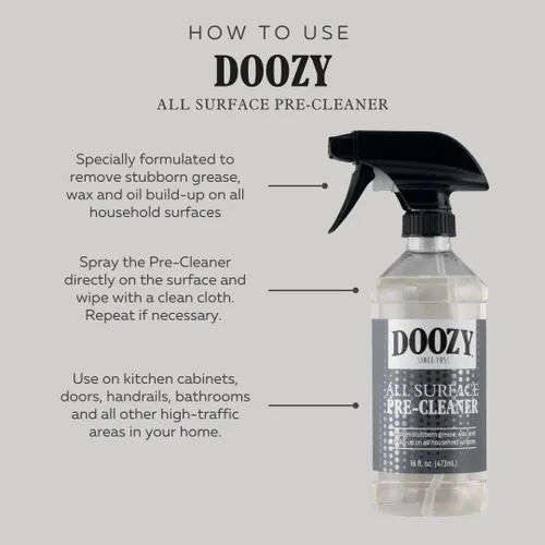 Vista 2 de Doozy Prelimpiador para todas las superficies: pretratamiento para eliminar fácilmente la grasa acumulada, la suciedad, la suciedad, la cera