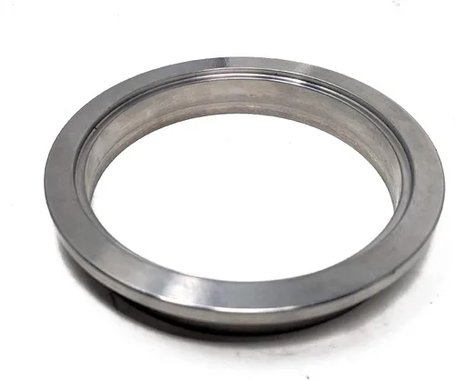 Vista 4 de tubo de bajada, pinza de banda, de acero inoxidable CNC, de 3 pulgadas