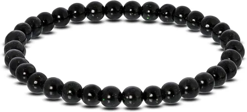 Vista 557 de Gem Avenue Handmade Round Bead Stretch Bracelet Unisex Natural Stone Beaded Jewelry for Men & Women, Elastic Wristband for Daily Wear